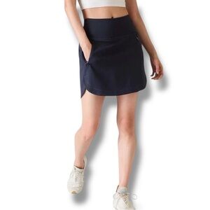 ATHLETA Fairway 16” Golf Skort - 1X Dress Blue